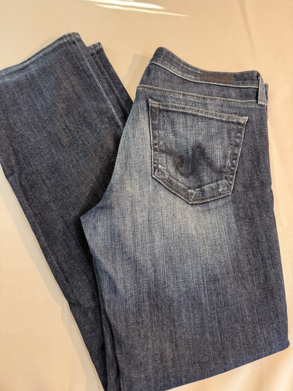 AG Adriano Goldschmied Women's Jeans Petite Bootcut 30R Dark Wash LY27